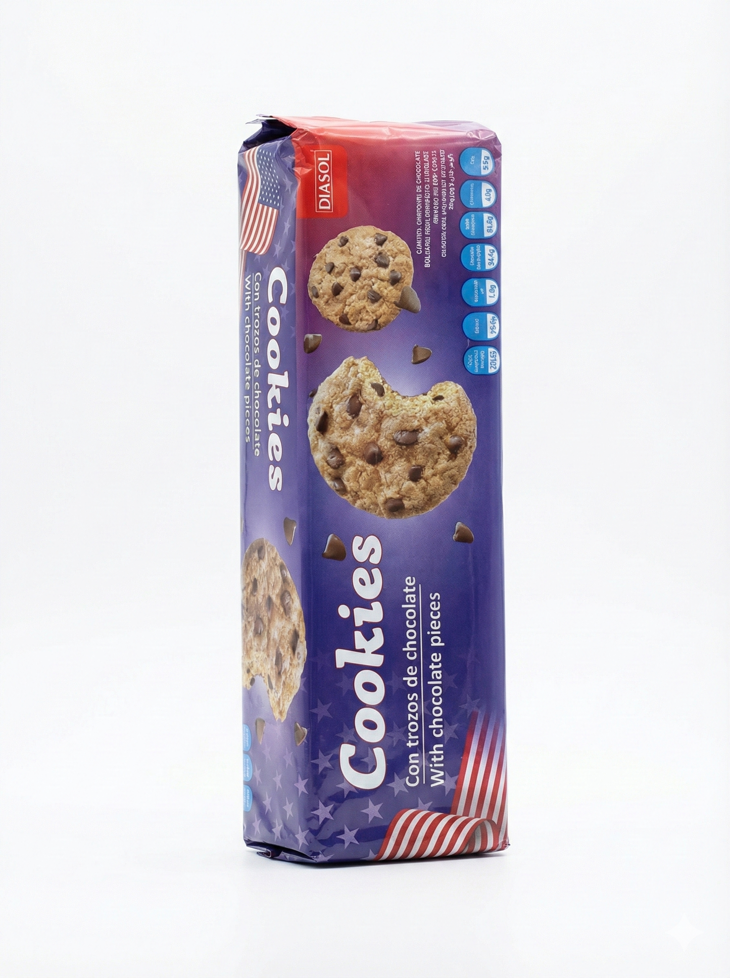 Diasol Cookies with Chocolate Pieces