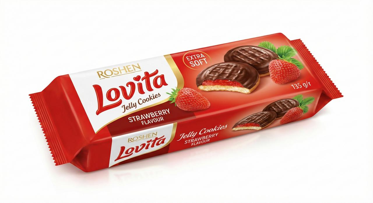 Roshen Lovita Jelly Cookies