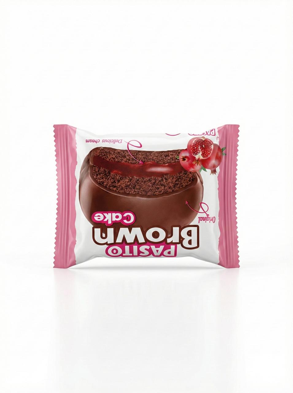 Pasito Brown Cake - Pomegranate