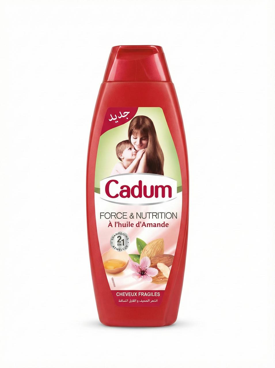 Cadum Shampoo 2in1 - Force & Nutrition with Almond Oil