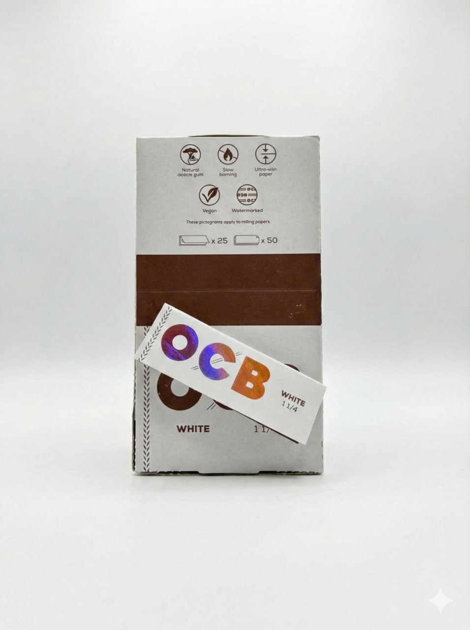 OCB White Rolling Papers (1 1/4)