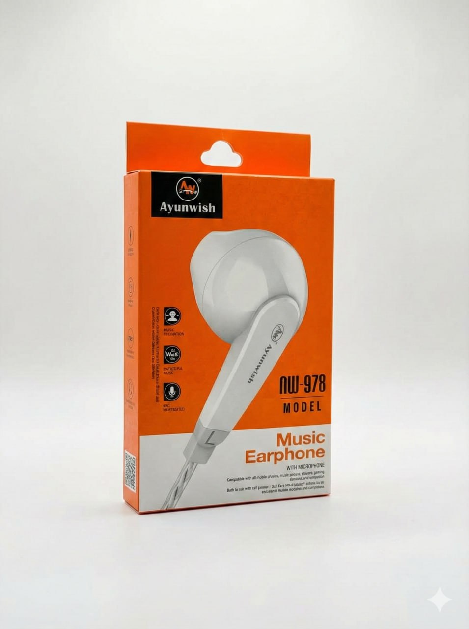 Ayunwish Wired Earphones (NW-978)