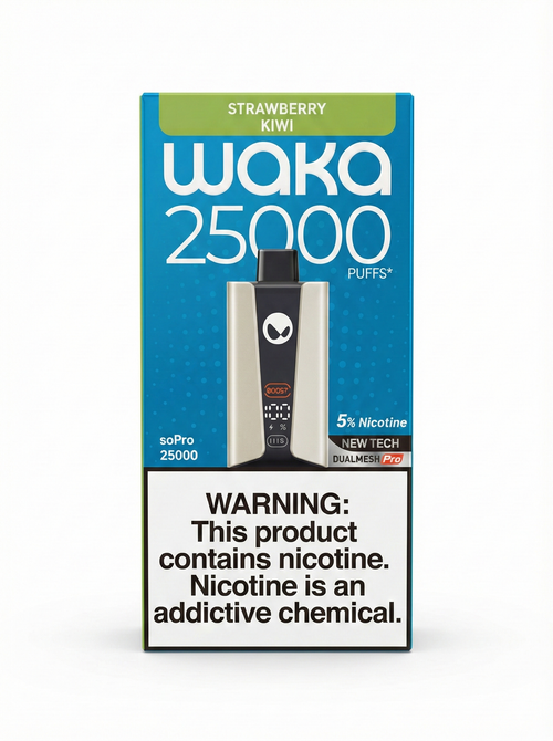 WAKA soPro 25000 Disposable Vape - Strawberry Kiwi