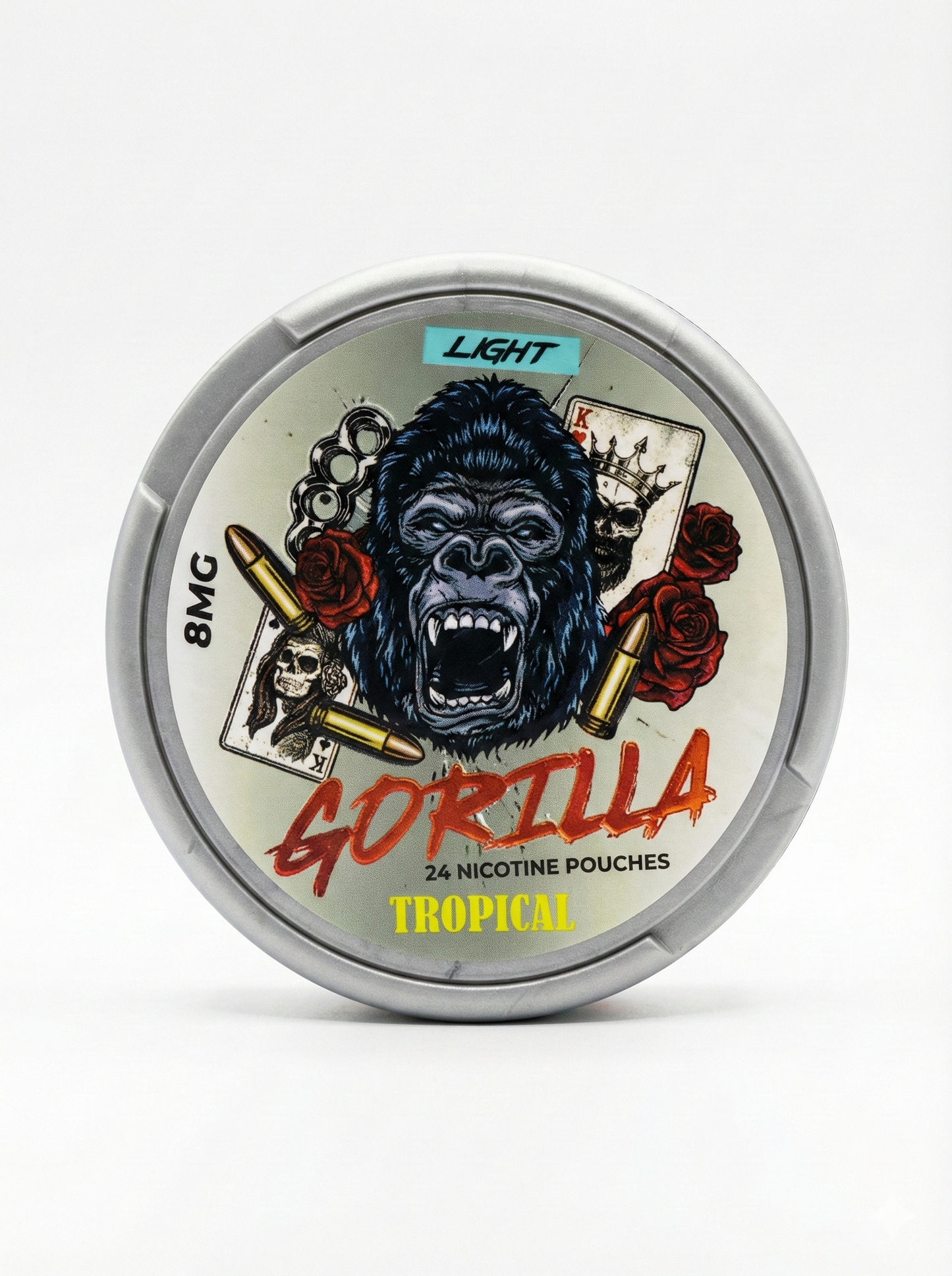 GORILLA Light - Tropical Nicotine Pouches (8mg)