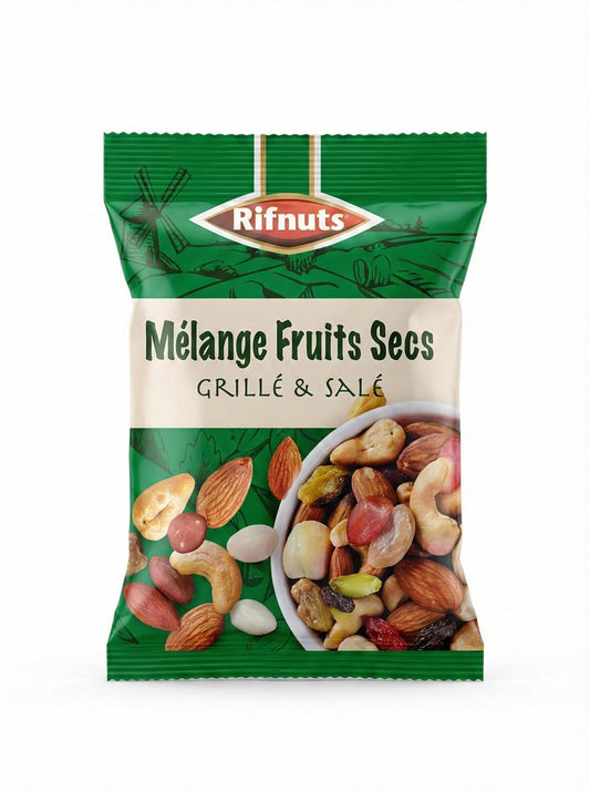 Rifnuts Mélange Fruits Secs - Grillé & Salé