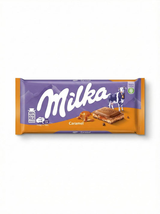 Milka Caramel Chocolate (100g)