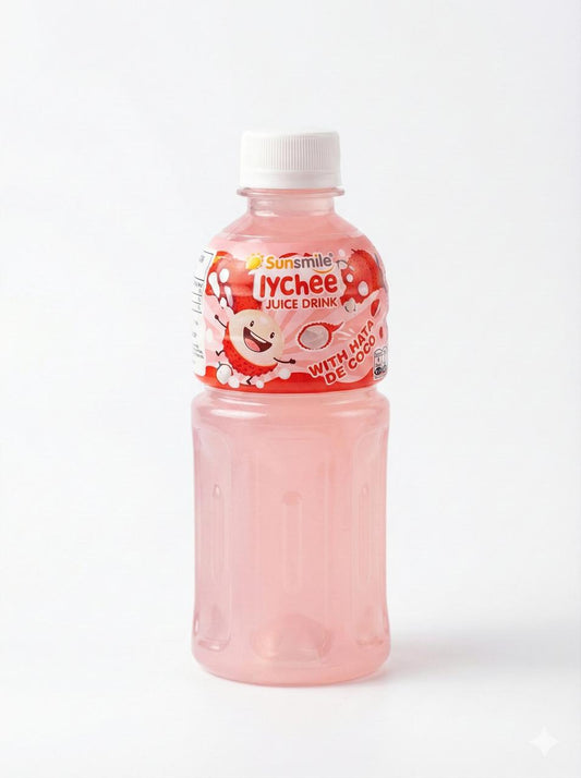 Sunsmile Lychee Juice with Nata de Coco