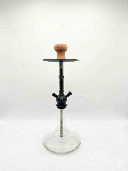Stealth Carbon Fiber Hookah - Matte Black