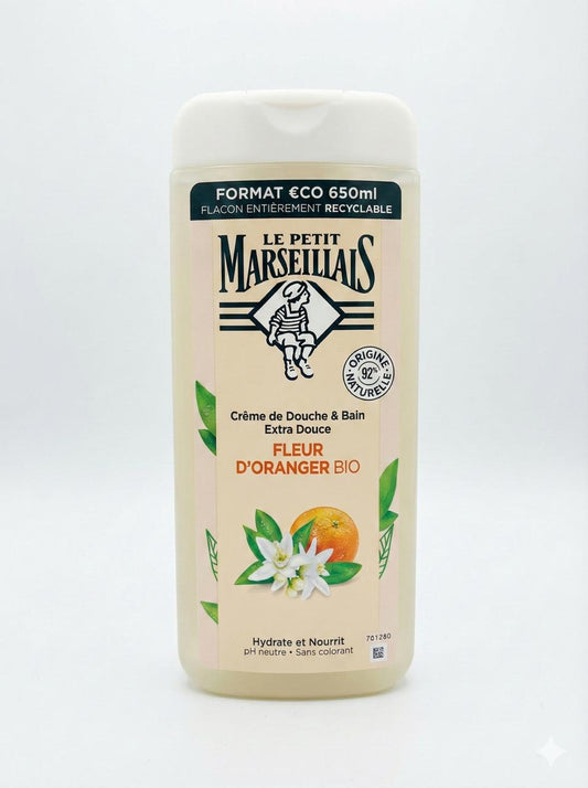 Le Petit Marseillais Shower Cream - Organic Orange Blossom (650ml)