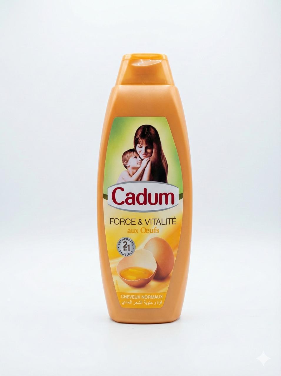 Cadum Shampoo 2in1 - Force & Vitality with Eggs