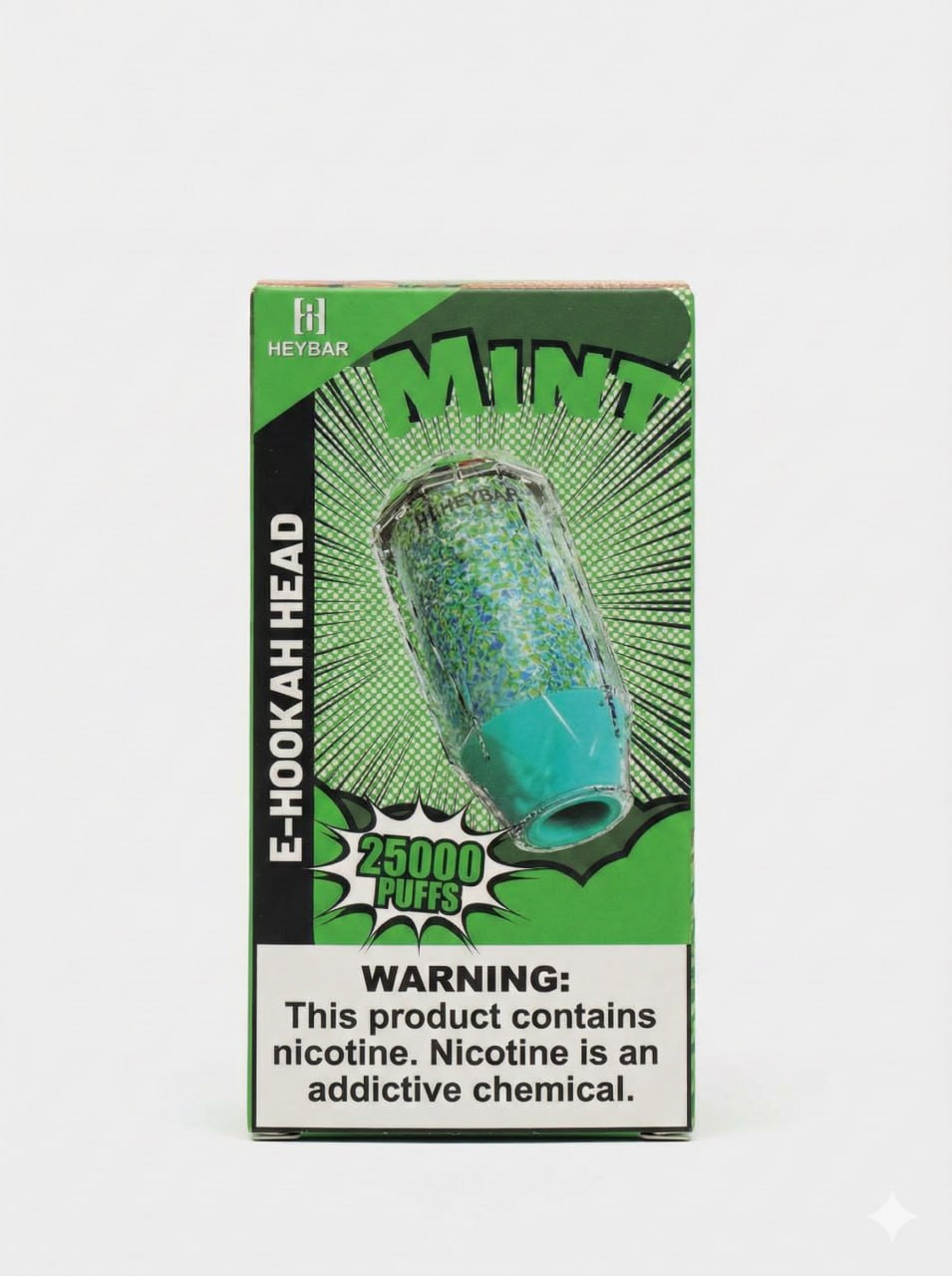 HEYBAR EHOOKAH MINT VAPE 25K
