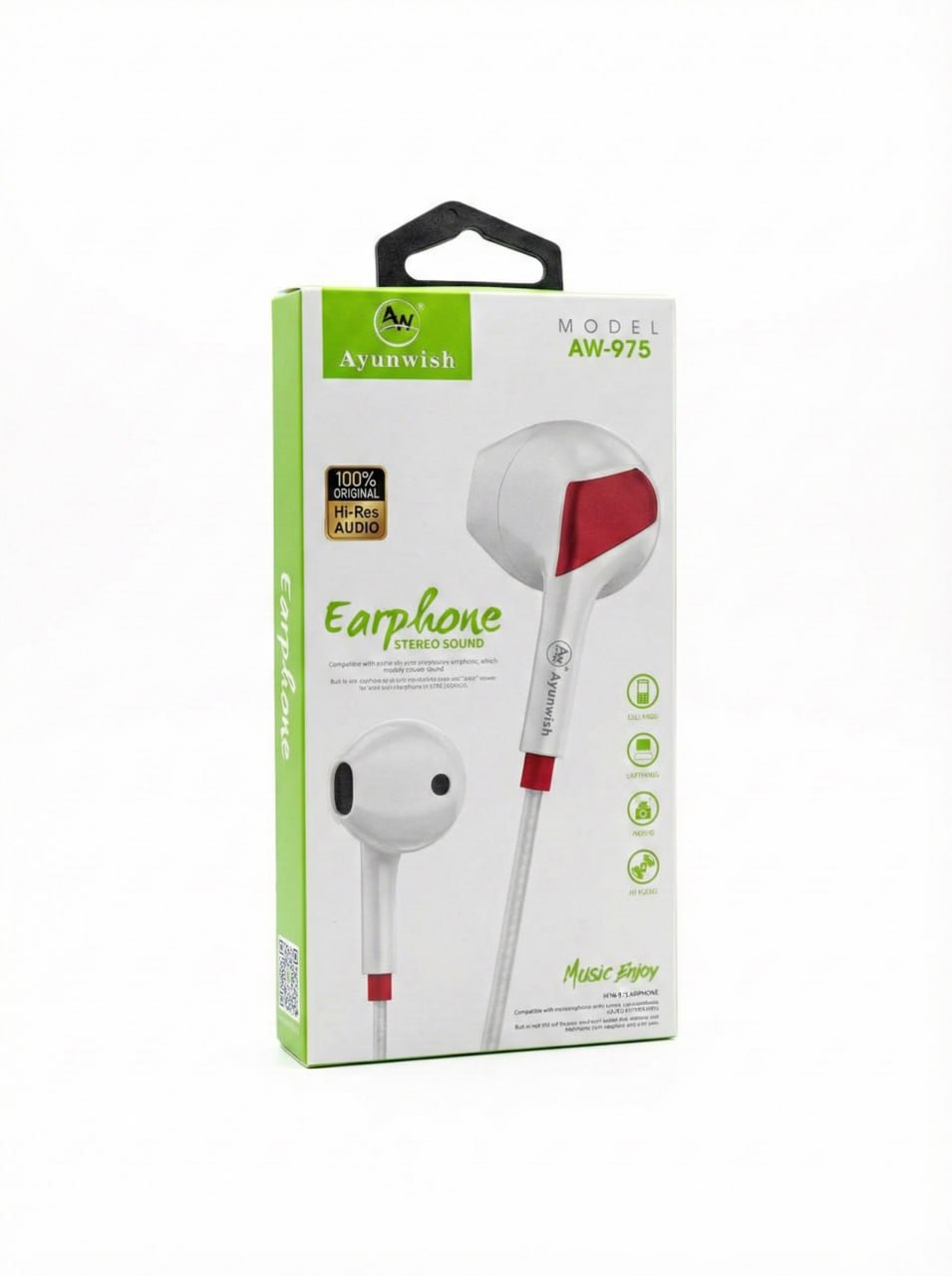 Ayunwish Wired Earphones (AW-975)