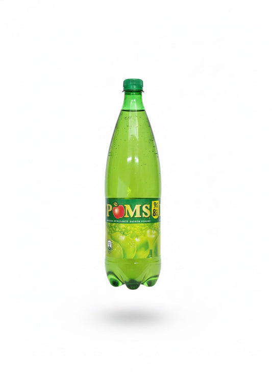 Poms Apple Soda (Bottle 1L)
